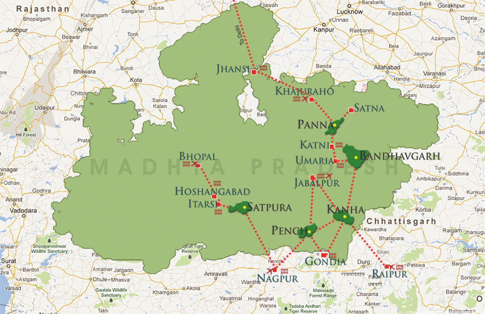 How to reach Bandhavgarh